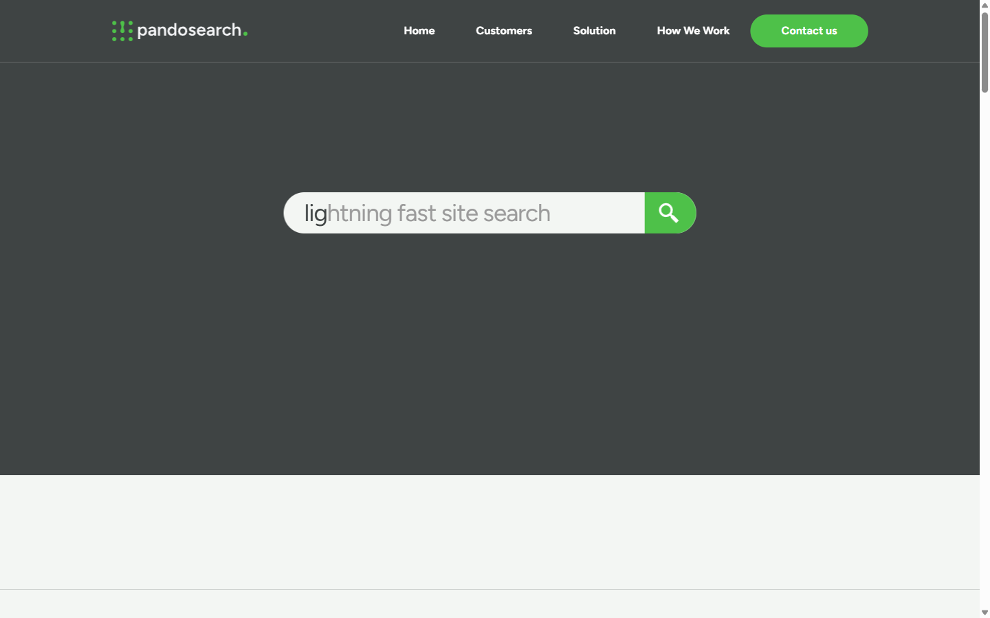 Screenshot van pandosearch.com