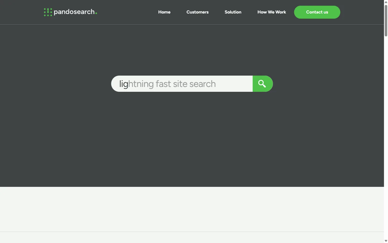 Screenshot van pandosearch.com